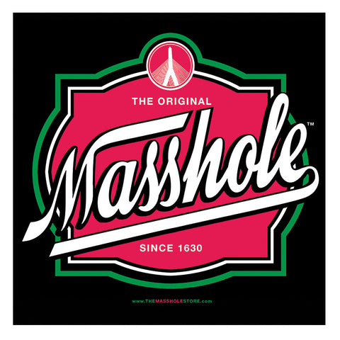 Masshole 'Gansett 5x5" Sticker